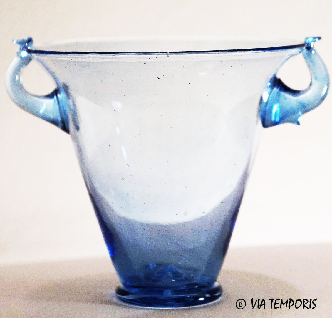 GALLO-ROMAN GLASSWARE - SKYPHOS (Blue)
