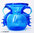 GALLO-ROMAN GLASSWARE - ARYBALLOS WITH WIDE EDGE (Royal Blue)