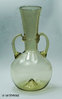 GALLO-ROMAN GLASSWARE - FLASK WITH TWO HANDLES
