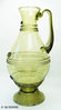 MEDIEVAL GLASS - GOTHIC CARAFE WITH SPUN DECORATION XVth c.