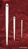 SET OF THREE ROMAN OR MEDIEVAL SEWING NEEDLES