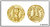 TRIENS PSEUSO-IMPERIAL DE JUSTINIEN A LA VICTOIRE (550-578) - REPRODUCTION DES MEROVINGIENS