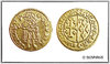 GOLD FLORIN OF LOUIS II OF PROVENCE (1369-1370) - REPRODUCTION OF MIDDLE-AGES