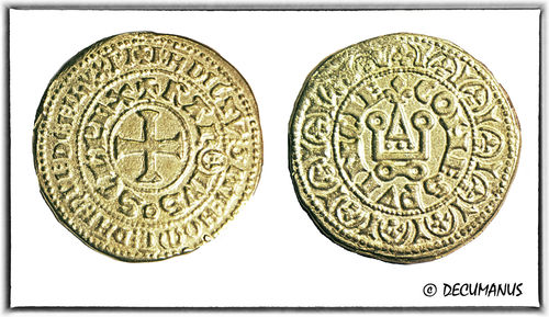 BIG TOURNOIS OF CHARLES II OF ANJOU (1246-1266) - REPRODUCTION