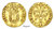 GOLD FLORIN OF URBAN V - POPE OF AVIGNON - REPRODUCTION OF MIDDLE-AGES