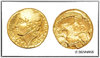 BRONZE GOLDEN STATER OF VERCINGETORIX (58-52 BC° - REPRODUCTION OF GALLIC COINS
