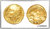 BRONZE GOLDEN STATER OF VERCINGETORIX (58-52 BC° - REPRODUCTION OF GALLIC COINS