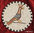 ROMAN MOSAIC - SMALL MEDALLION WITH A WOODPECKER - ROUND SHAPE