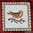 ROMAN MOSAIC - SMALL MEDALLION WITH A SPARROW - SQUARE SHAPE