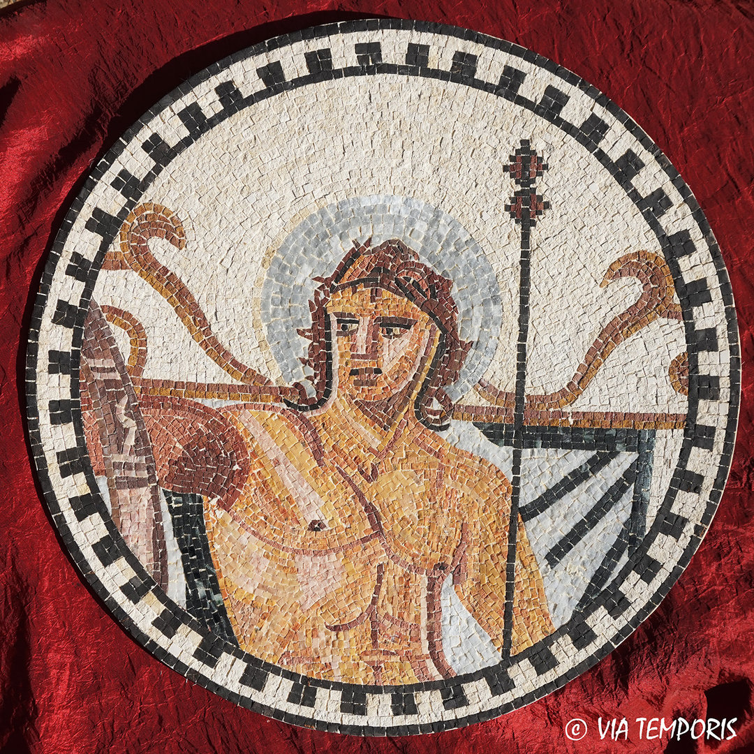 ROMAN MOSAIC - MOSAIC WITH THE GOD AION OF ARLES