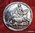 SILVER PLATED PHALERA WITH DECOR OF GOD MITHRA SLAYING THE BULL