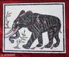 MOSAIQUE ROMAINE - ELEPHANT MARCHANT VERS LA GAUCHE