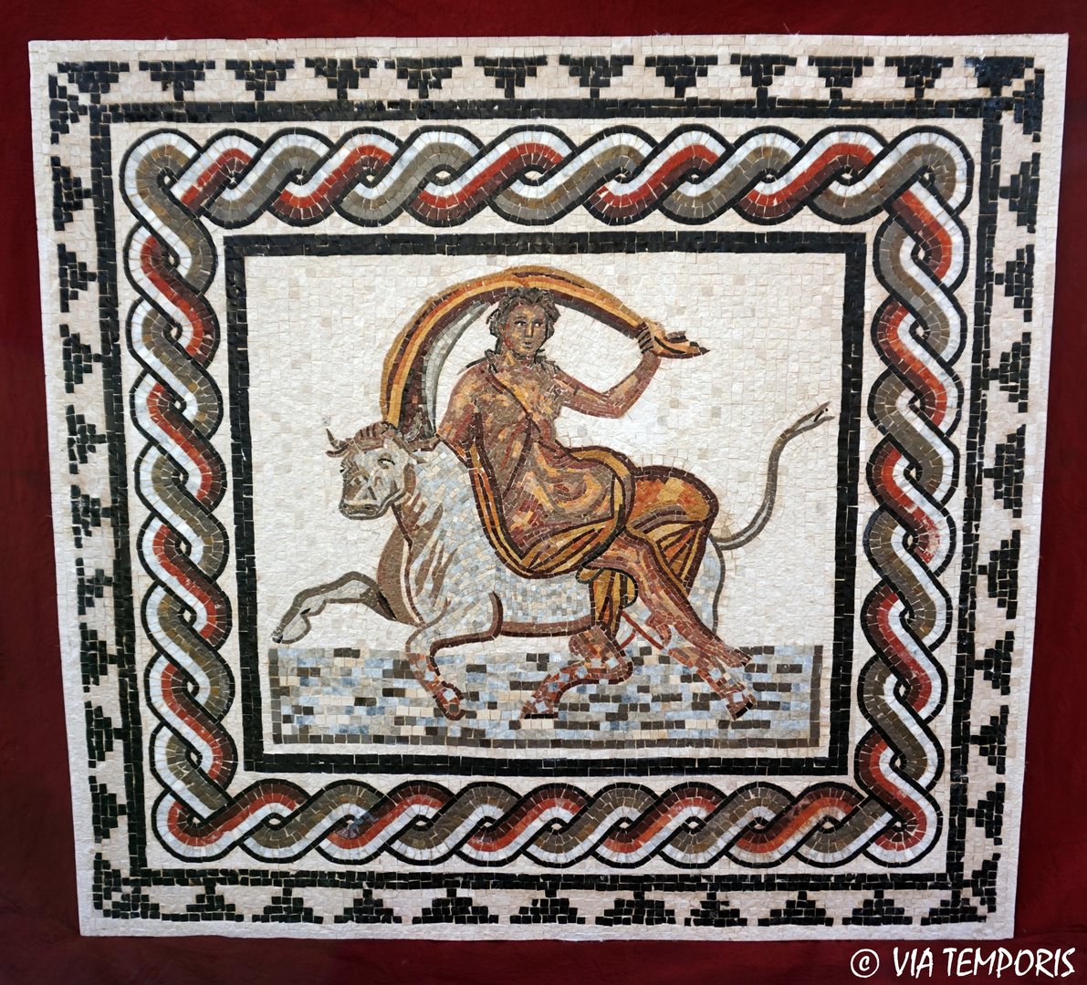 ROMAN MOSAIC - MOSAIC WITH THE ABDUCTION OF EUROPA OF ARLES