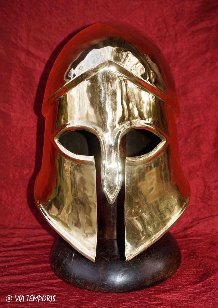 Medieval Greek Corinthian Helmet Spartan  EUROPEAN Solid Brass Antique Helmet 