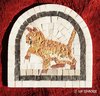 ROMAN MOSAIC - SMALL MEDALLION WITH A CAT