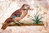 ROMAN FRESCO - BIRD OF BOSCOREALE - MOD 4