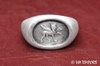 ANCIENT JEWERLY - ROMAN SILVER RING WITH LEGENDARY ANIMAL