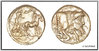 TETRADRACHM OF GELA - SICILY (480-470 BC) - REPRODUCTION OF ANCIENT GREECE