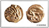 POTIN OF THE SENONES WITH "INDIAN HEAD" (80-50 BC) - REPRODUCTION OF GALLIC COINS