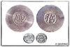 COINS MONETAIRES D'UN DENIER AU "A" - VIENNE (VIIIe s.)