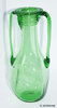 GALLO-ROMAN GLASSWARE - LITTLE BOTTLE WITH TWO GREAT HANDLES (GREEN)