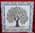 ROMAN MOSAIC - MEDALLION WITH A OLIVE TREE - SQUARE SHAPE 140 X 140 CM