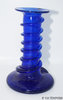 GALLO-ROMAN GLASS - BLUE GLASS BALSAMARY CANDLESTICK - HEIGHT 11,5 CM