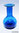 GALLO-ROMAN GLASSWARE - SMALL BALSAMARIUM BOTTLE - BLUE - HEIGHT 13 CM