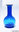 GALLO-ROMAN GLASSWARE - SMALL BALSAMARIUM BOTTLE - BLUE - HEIGHT 10,5 CM